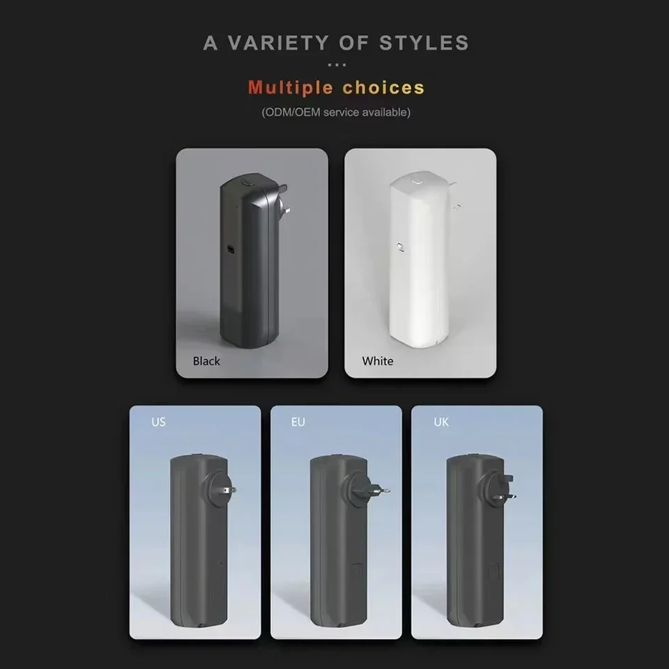 Home Fragrance Best - 壁掛け式プラグインエッセンシャルオイルディフューザー、フレグランス、香り、空気清浄機、Bluetoothアプリ制御付き、家庭用、オフィス用